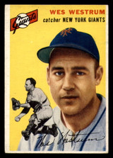1954 Topps #180 Wes Westrum Very Good ID: 301202 1954 Topps #180 Wes Westrum Very Good ID: 301202