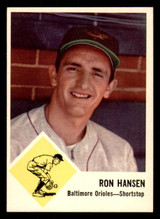 1963 Fleer #  2 Ron Hansen Excellent+  ID: 281491