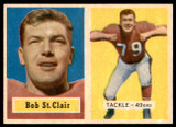 1957 Topps #18 Bob St. Clair Ex-Mint  ID: 253844