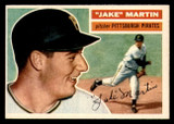 1956 Topps #129A Paul Martin Grey Backs Ex-Mint RC Rookie 