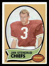 1970 Topps # 25 Jan Stenerud Very Good RC Rookie 