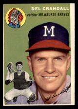 1954 Topps #12 Del Crandall Miscut 1954 Topps #12 Del Crandall Miscut