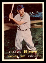 1957 Topps #255 Charlie Silvera Excellent 