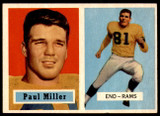 1957 Topps #120 Paul Miller DP Near Mint RC Rookie 