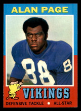 1971 Topps # 71 Alan Page Excellent+  ID: 297572