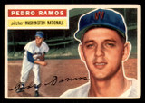 1956 Topps #49A Pedro Ramos Grey Backs Very Good RC Rookie 