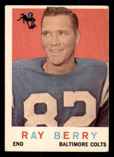 1959 Topps #55 Raymond Berry Very Good 1959 Topps #55 Raymond Berry Very Good
