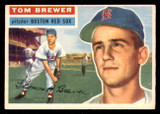 1956 Topps #34B Tom Brewer White Backs Excellent+  ID: 296513