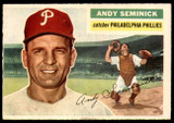 1956 Topps #296 Andy Seminick Excellent+  ID: 259732