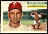 1956 Topps #296 Andy Seminick Excellent+  ID: 259733