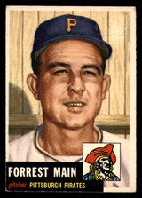 1953 Topps #198 Forrest Main Good ID: 296096 1953 Topps #198 Forrest Main Good ID: 296096