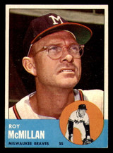 1963 Topps #156 Roy McMillan Ex-Mint 