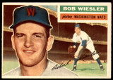1956 Topps #327 Bob Wiesler Excellent+ RC Rookie ID: 259832 1956 Topps #327 Bob Wiesler Excellent+ RC Rookie ID: 259832