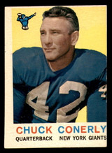 1959 Topps #65 Charley Conerly Excellent 1959 Topps #65 Charley Conerly Excellent