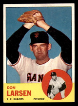 1963 Topps #163 Don Larsen Ex-Mint  ID: 299774