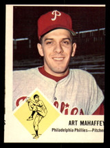 1963 Fleer #54 Art Mahaffey Miscut 