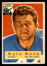 1956 Topps #29 Kyle Rote VG-EX 1956 Topps #29 Kyle Rote VG-EX