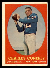 1958 Topps #84 Charley Conerly Very Good 