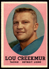 1958 Topps #81 Lou Creekmur Excellent+  ID: 254004