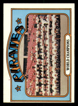 1972 Topps #   1 World Champions Pirates Excellent+  ID: 267574
