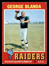 1971 Topps # 39 George Blanda Very Good  ID: 270673