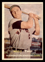 1957 Topps #177 Eddie Yost Very Good  ID: 300658