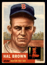 1953 Topps #184 Hal Brown Good RC Rookie  ID: 296059