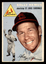 1954 Topps #117 Solly Hemus Very Good 