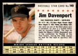 1961 Post Cereal #149 Jim Davenport Ex-Mint  ID: 280483