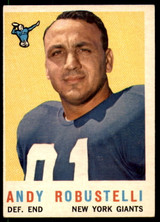 1959 Topps #147 Andy Robustelli Excellent+ ID: 266158 1959 Topps #147 Andy Robustelli Excellent+ ID: 266158