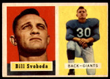 1957 Topps #153 Bill Svoboda DP Excellent+ RC Rookie 