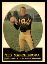 1958 Topps #44 Ted Marchibroda Excellent+ ID: 268246 1958 Topps #44 Ted Marchibroda Excellent+ ID: 268246