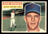 1956 Topps #66A Bob Speake Grey Backs Excellent RC Rookie 