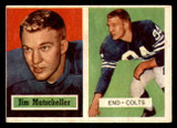 1957 Topps #103 Jim Mutscheller DP Excellent  ID: 270365
