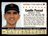 1961 Post Cereal #99 Camilo Pascual Near Mint  ID: 280351
