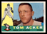 1960 Topps #274 Tom Acker Near Mint ID: 278310 1960 Topps #274 Tom Acker Near Mint ID: 278310