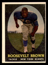 1958 Topps #102 Roosevelt Brown Excellent ID: 270144 1958 Topps #102 Roosevelt Brown Excellent ID: 270144