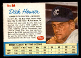 1962 Post Cereal #94 Dick Howser Ex-Mint  ID: 280694