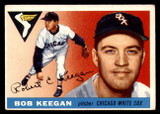 1955 Topps #10 Bob Keegan UER Very Good  ID: 296325