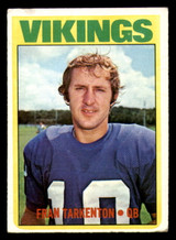 1972 Topps #225 Fran Tarkenton Very Good ID: 270761 1972 Topps #225 Fran Tarkenton Very Good ID: 270761
