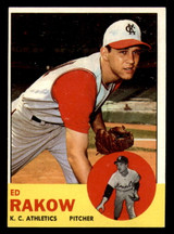 1963 Topps # 82 Ed Rakow Near Mint 