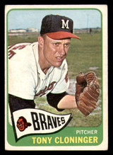 1965 Topps #520 Tony Cloninger Excellent ID: 285638 1965 Topps #520 Tony Cloninger Excellent ID: 285638