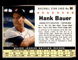 1961 Post Cereal #90 Hank Bauer Excellent  ID: 280331