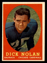 1958 Topps #131 Dick Nolan Excellent+ RC Rookie  ID: 270113