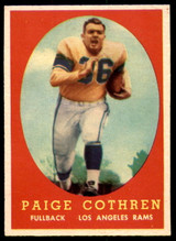 1958 Topps #92 Paige Cothren Ex-Mint ID: 254020 1958 Topps #92 Paige Cothren Ex-Mint ID: 254020
