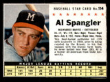 1961 Post Cereal #114 Al Spangler Ex-Mint  ID: 280393