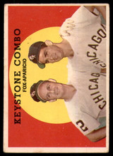 1959 Topps #408 Nellie Fox/Luis Aparicio Keystone Combo Very Good  ID: 235525
