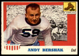 1955 Topps All American #7 Andy Bershak Ex-Mint 