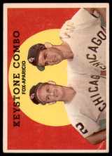 1959 Topps #408 Nellie Fox/Luis Aparicio Keystone Combo Very Good  ID: 246193
