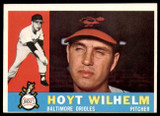 1960 Topps #395 Hoyt Wilhelm UER Ex-Mint  ID: 225043